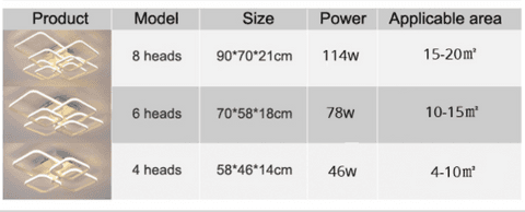 Acrylic Modern LED Chandelier For Living Room Bedroom LED