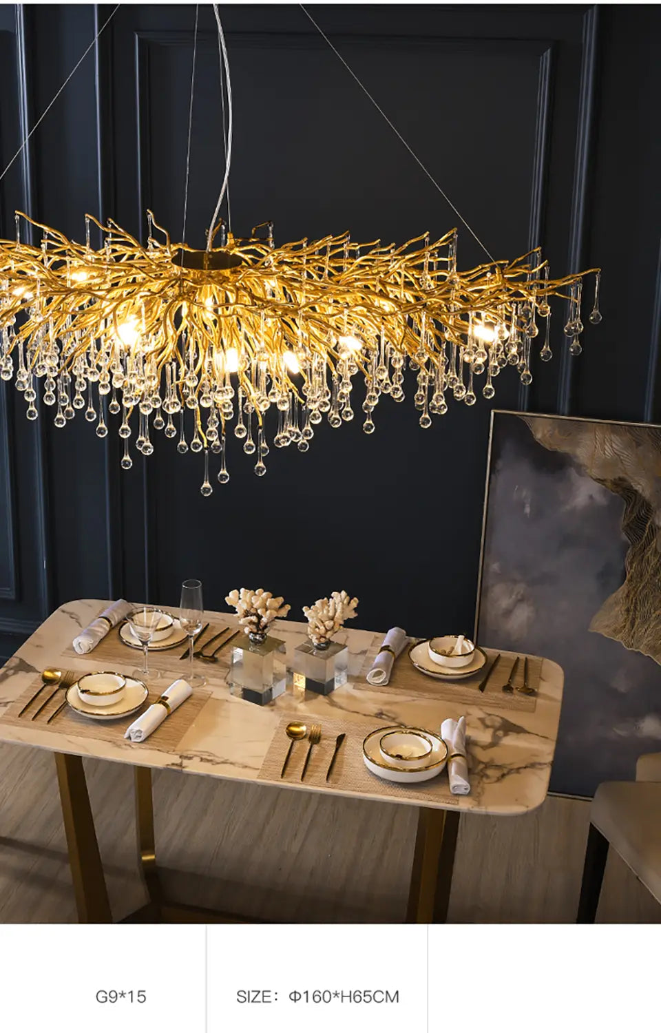 Anya - LED Crystal Chandeliers