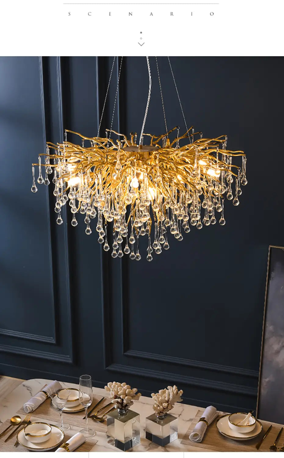 Anya - LED Crystal Chandeliers