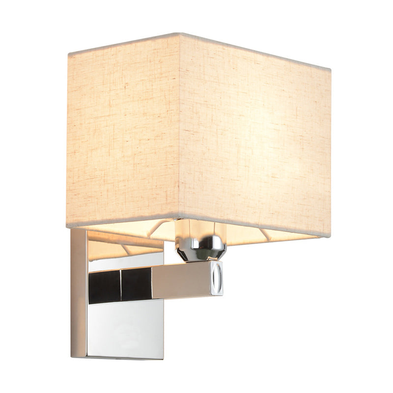 Rectangular Led Wall Sconce Modern LED Rectangle Wall Sconce in Chrome for Bedroom Lighting