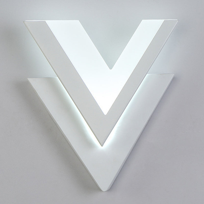 V Shape Led Light Design Customizable V-Shaped LED Sconce Light for Living Room and Bedroom