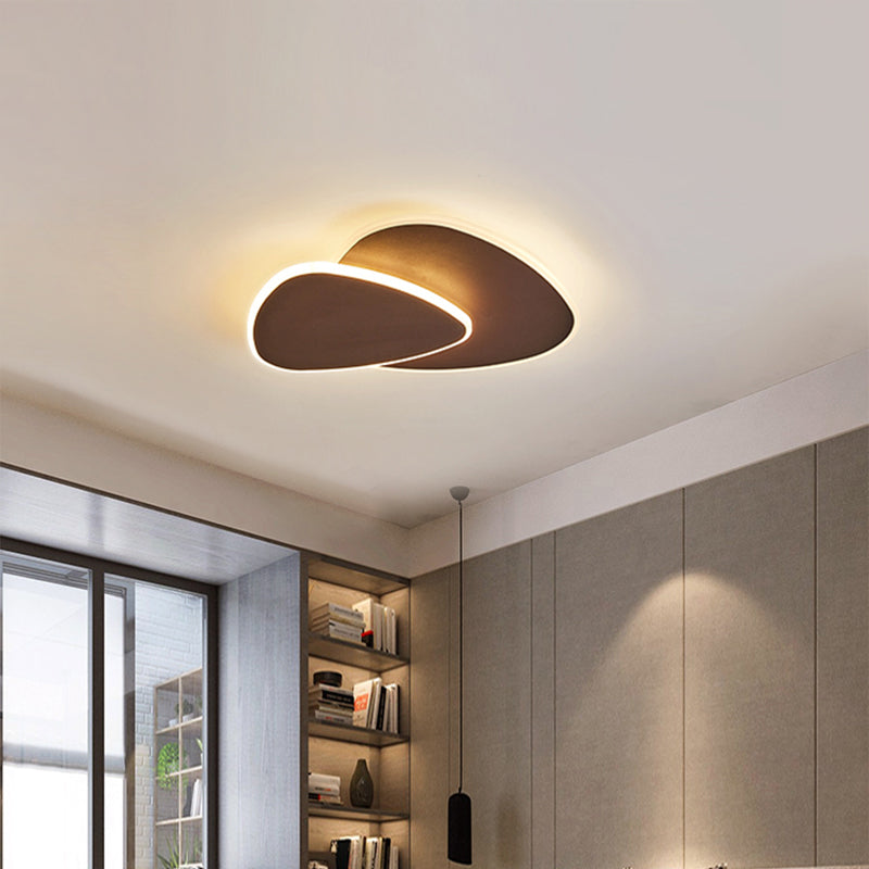 Triangular Led Fixture Flush Mount LED Ceiling Light - Triangular Nordic Style, Acrylic ...