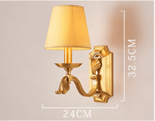 All Copper Wall Lamp Creative Personality Living Room