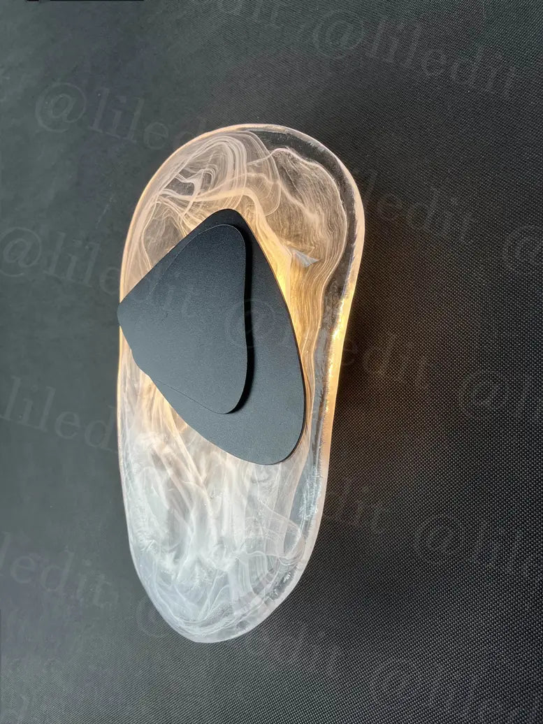 Modern Creative Minimalist Glass Wall Lamp for Study Room