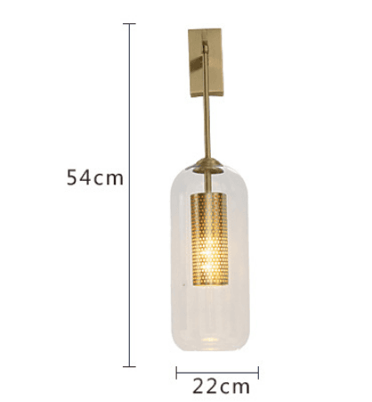 All Copper Wall Lamp Post Modern Simple Nordic Bedroom Wall