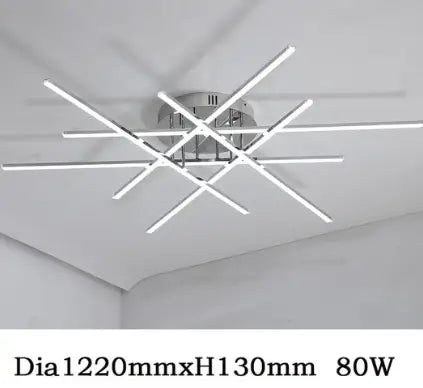 Chrome Plated Finish Modern Led Ceiling Lights For Living