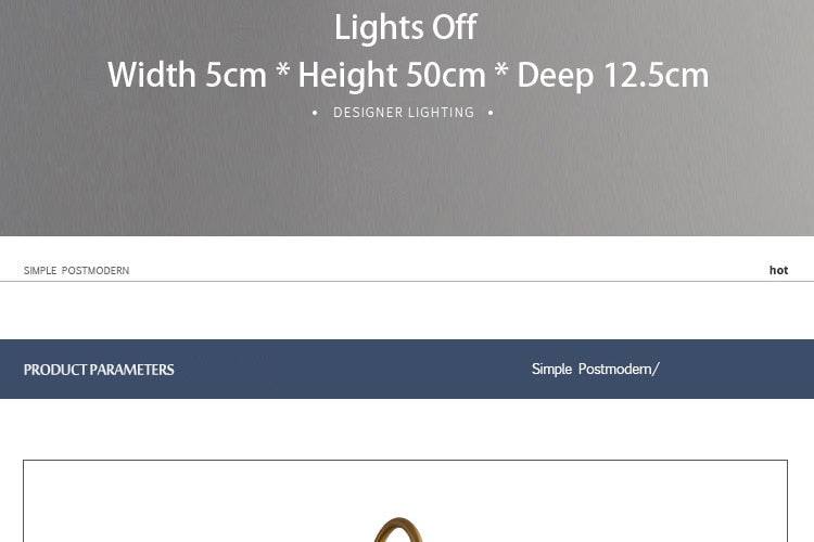 Asya - Modern Minimalist Design LED Wall Lamp