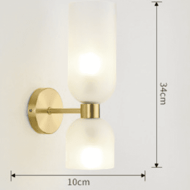 Nordic Wall Lamp All Copper Simple Personality Bedroom