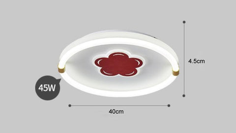 Lovely Creative Flower Room LED Ceiling Lamp
