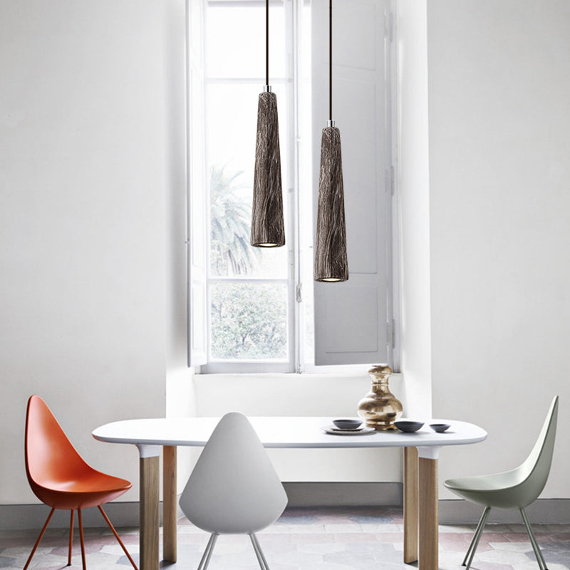 Alshain - Nordic Nordic 1 Light Pendant Lighting with Concrete Shade ...