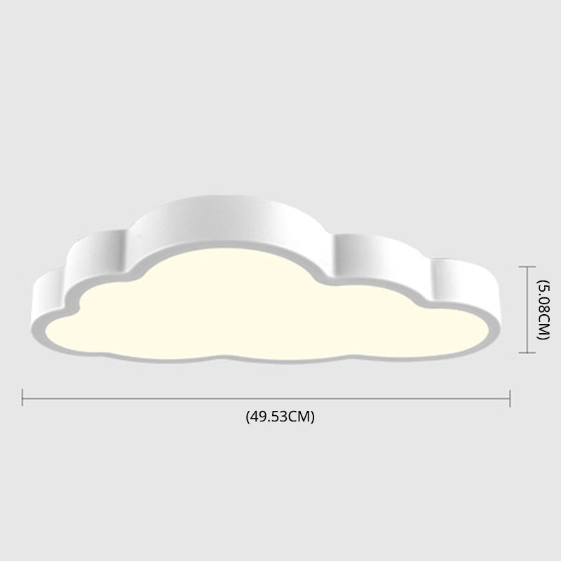 Fluid Led Ceiling Modern Cloud Acrylic LED Flush Ceiling Light for Bedroom