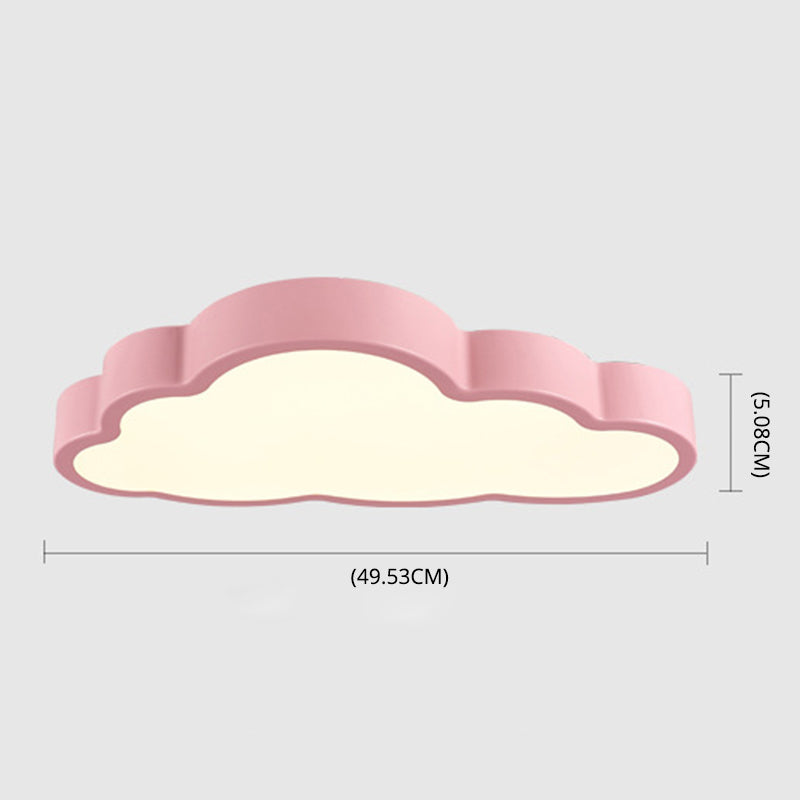 Fluid Led Ceiling Modern Cloud Acrylic LED Flush Ceiling Light for Bedroom