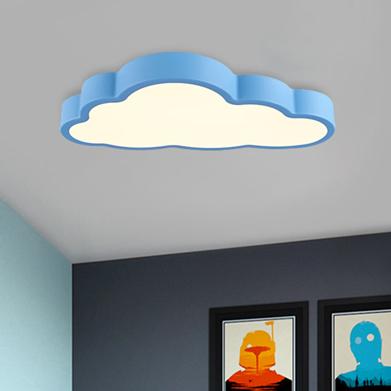 Fluid Led Ceiling Modern Cloud Acrylic LED Flush Ceiling Light for Bedroom