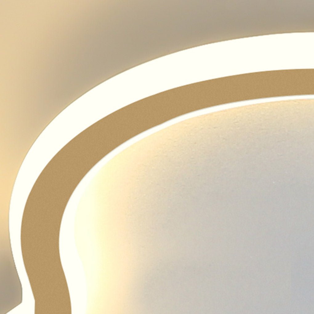 Nordic Ultra-thin Arc Design Cloud Energy-saving LED Decorative Ceiling ...