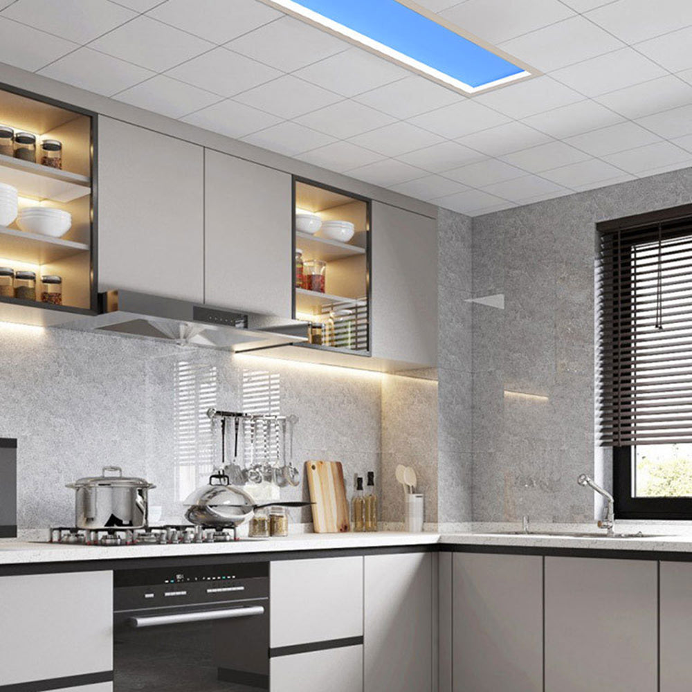 Edge Modern Remote Control Flush Mount Ceiling Light