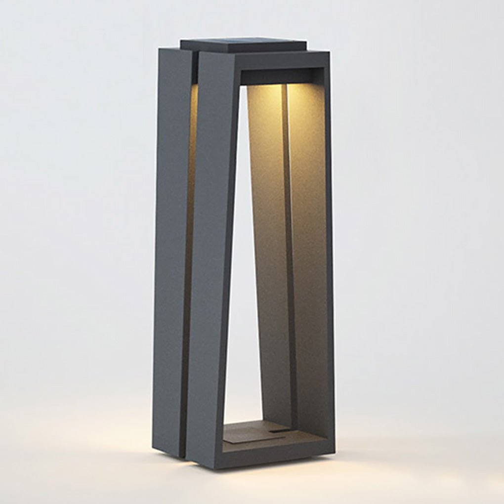 Solar Led Stools Square Stool LED Waterproof Minimalist Solar Lights Outdoor Lanterns