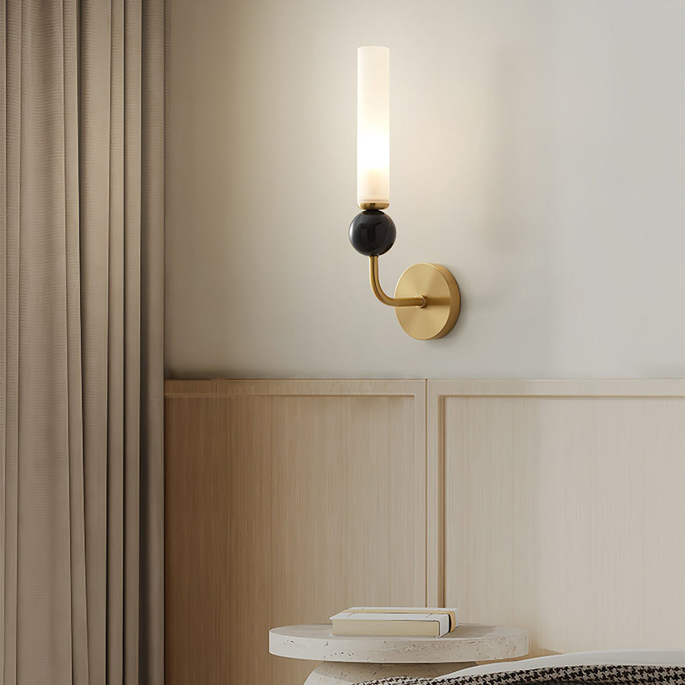 Natural Marble Long Pole Aisle Wall Light