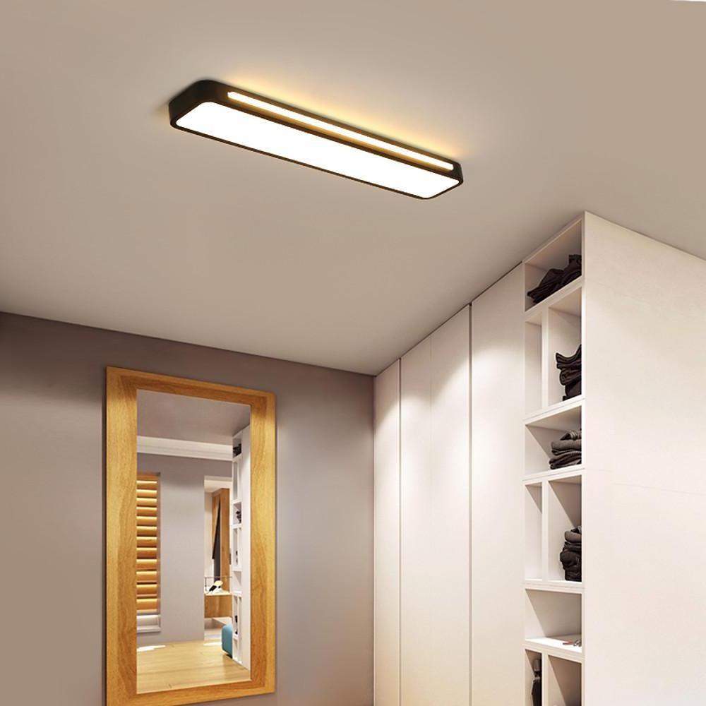 Rectangular Strip Light Rectangular Strip Light Flush Mount Light LED Ceiling Light