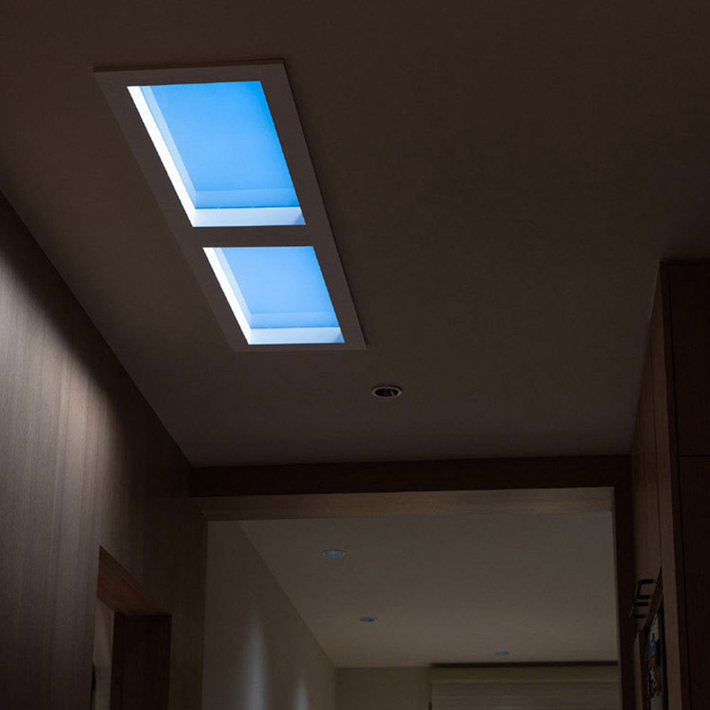 Edge Modern Remote Control Flush Mount Ceiling Light
