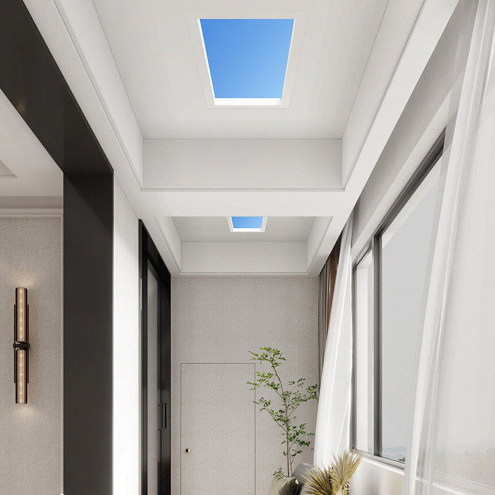 Edge Modern Remote Control Flush Mount Ceiling Light